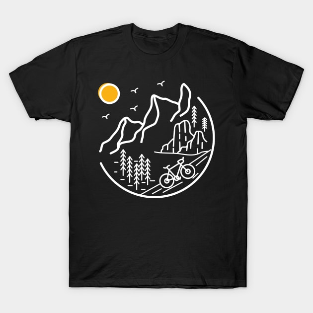 mountain bike T-Shirt by gravisio